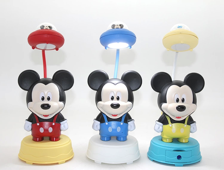 Mickey Mouse Table Top Lamp Rechargeable Usb Alk2714