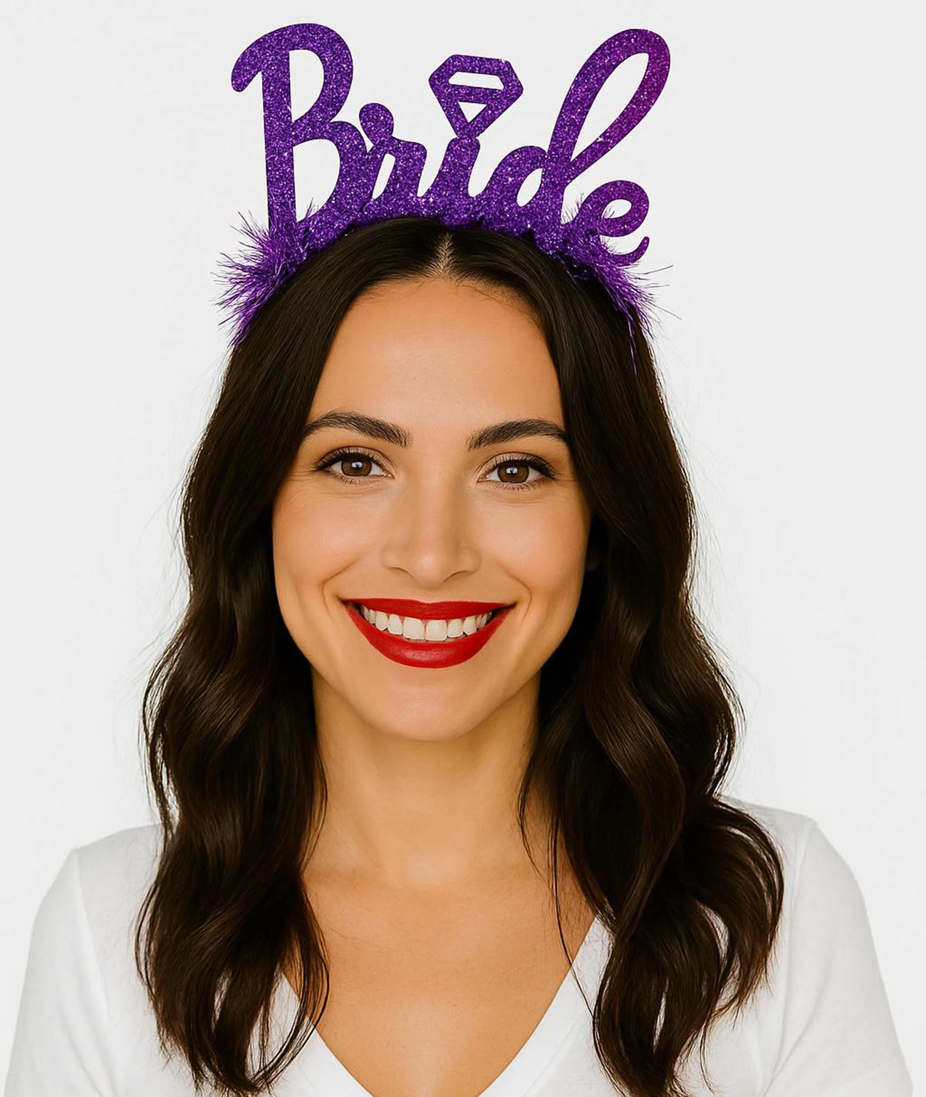 Purple Color Fastness Veda Fired Bride Crown