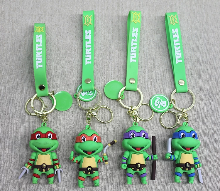 Ninja Turtles Silicone Keychain Alk4260