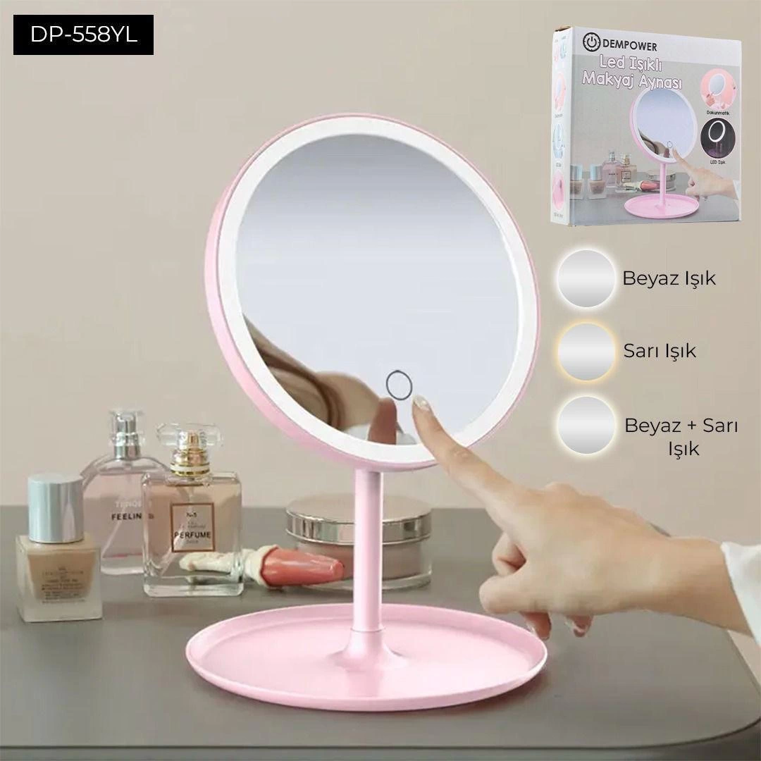 Oval Light Makeup Mirror