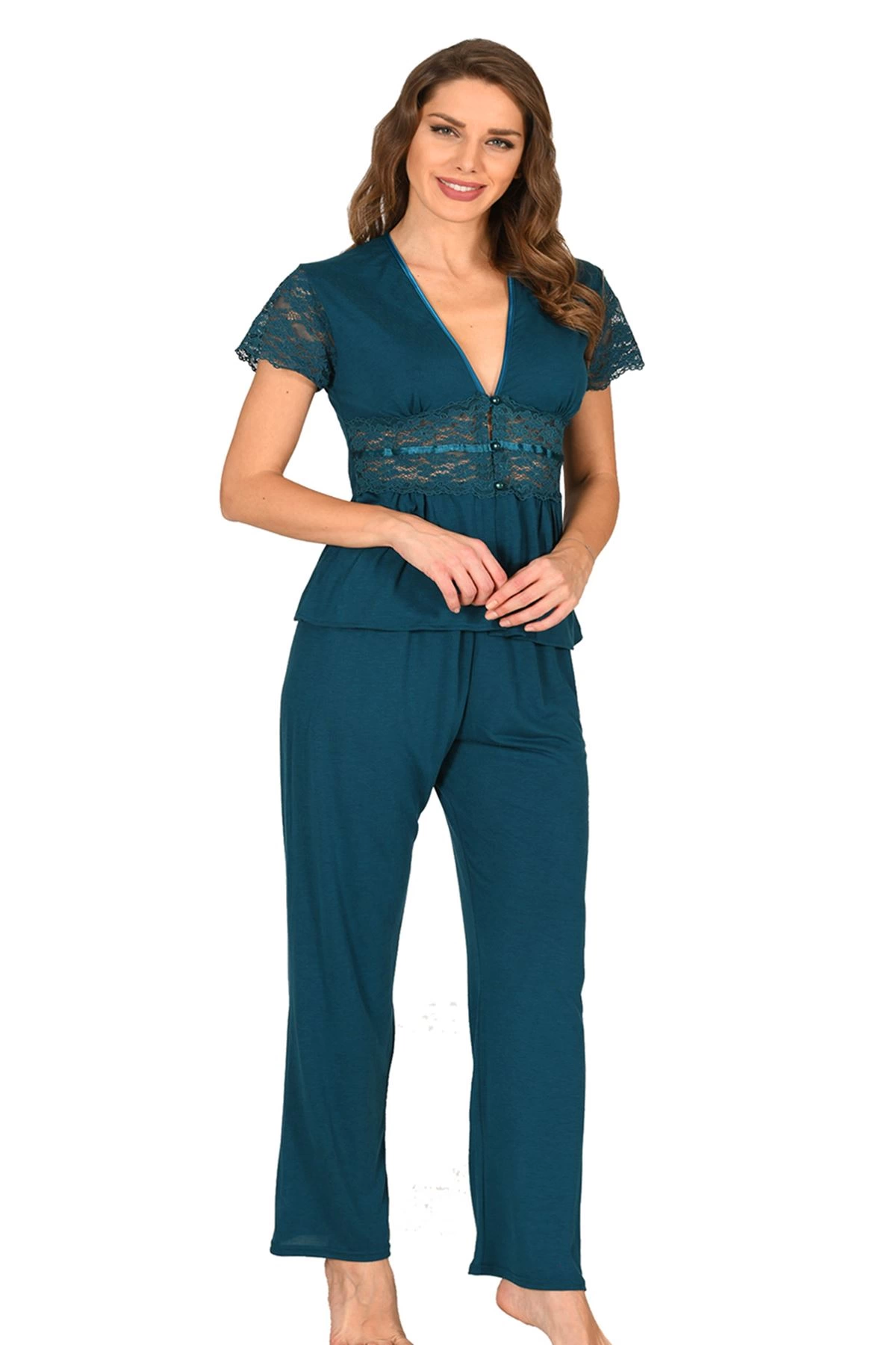Oil Green Penye Pijama Kit - 1633