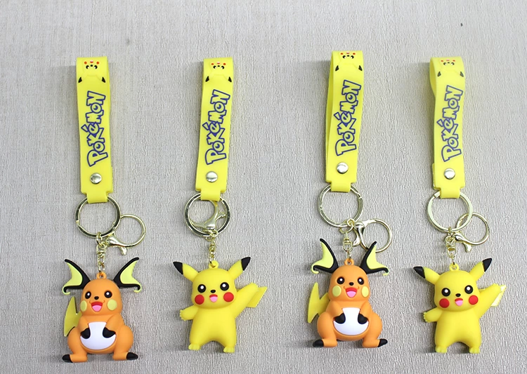 Pikachu Silicone Keychain Alk4252