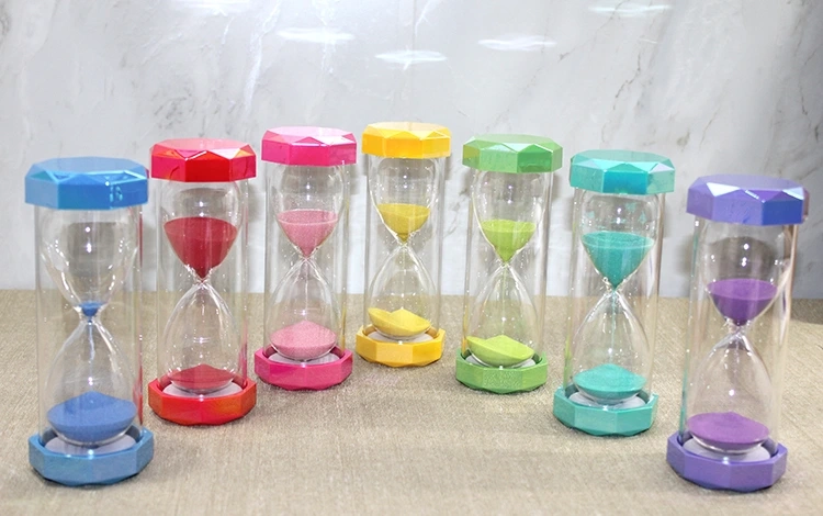 Plastik Çerceveli Renkli 10 Dk Kumsaati Alk4563