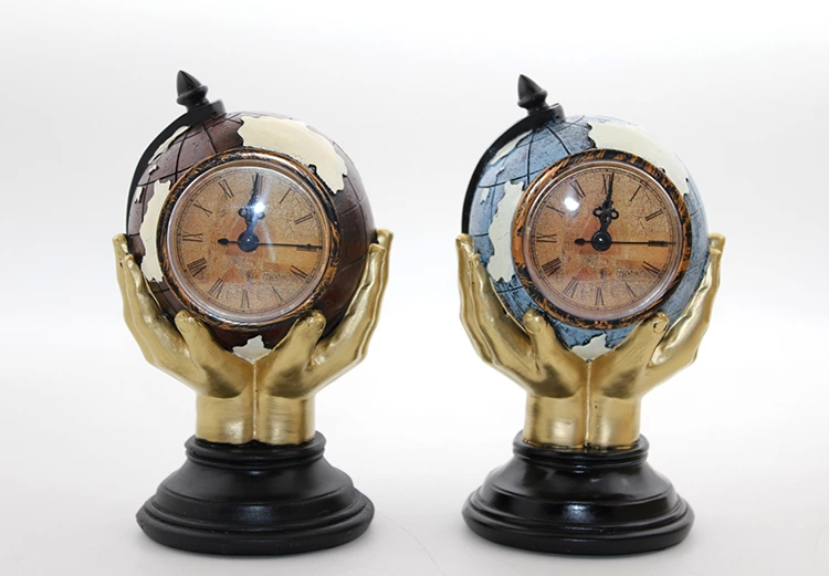 Polyester Clock World Globe Alk2831