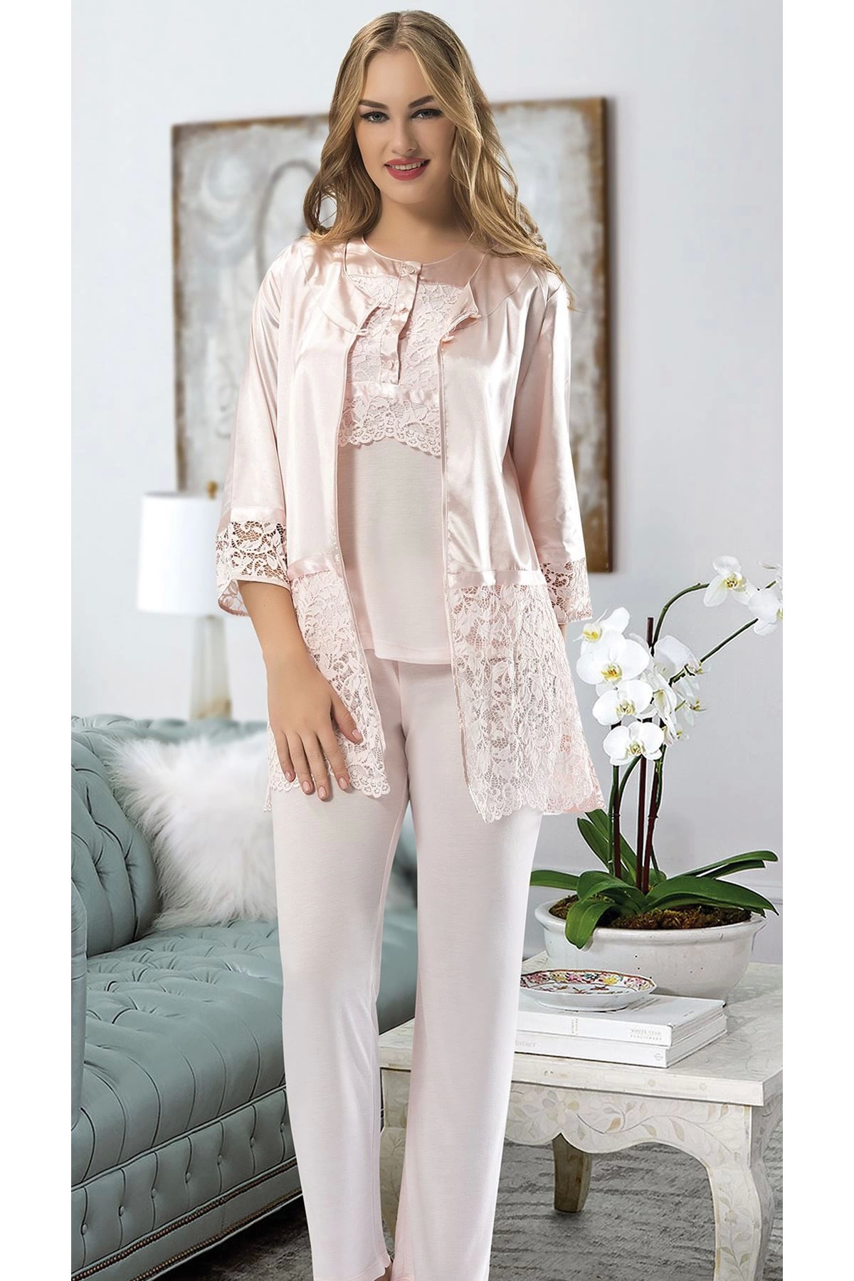 Powder Penye Pijama Kit - 1417