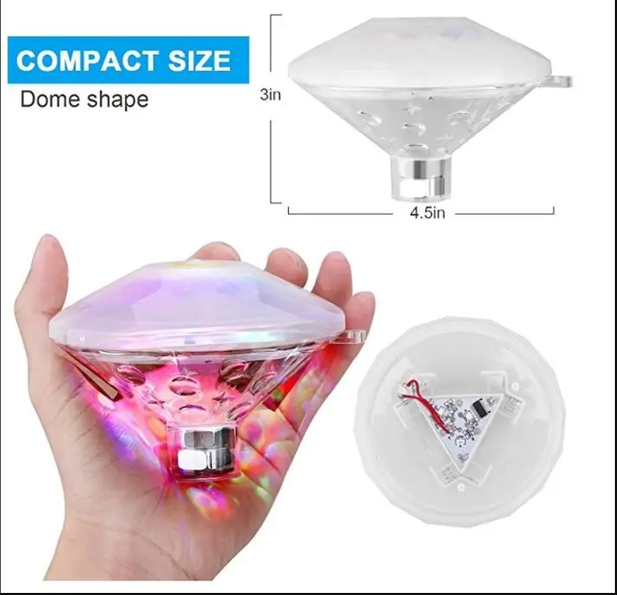 Hot Led Underwater Night Lamp Bathroom Swimming Pool Light