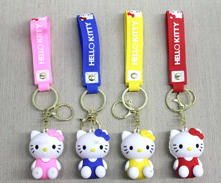 Silicone Hello Kitty Keychain Alk4248