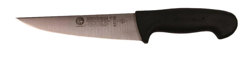 Sürmene  61046 Kasap Kurban Sıyırma Bıçağı 16.5 Cm, Plastik Sap