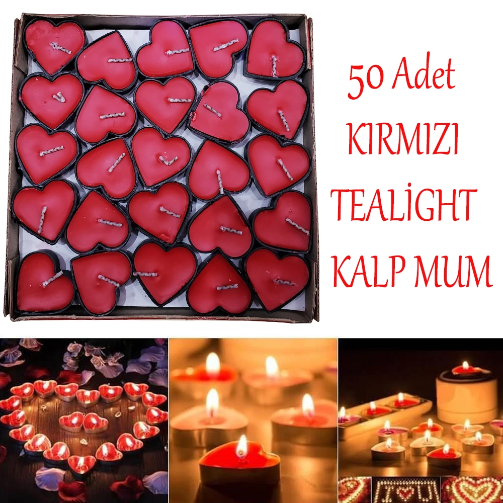 Tealight Heart Candle