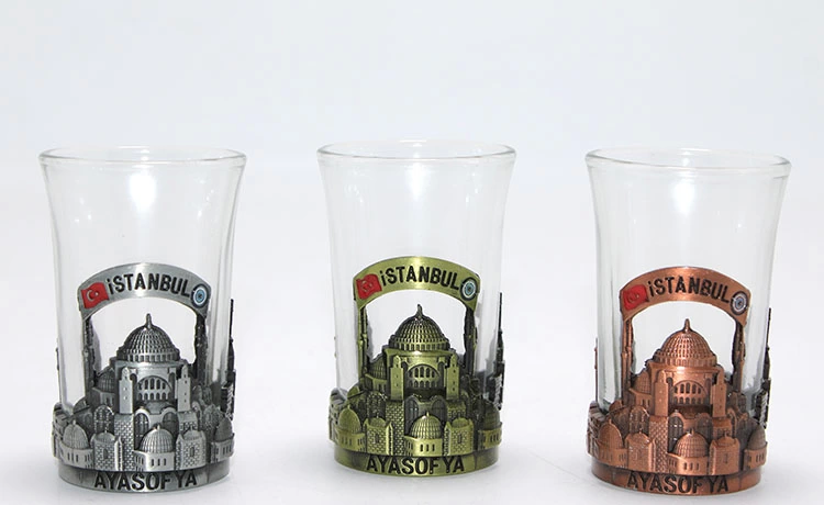 Single Metal Glass Cup Shot Cup 2alk109