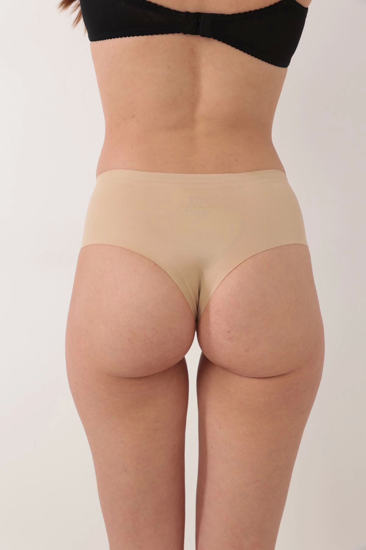 Ten Laser Cutting Low Waist Tanged Corset Panties