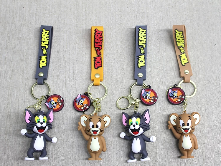 Ton And Jery Silicone Keychain Alk4264