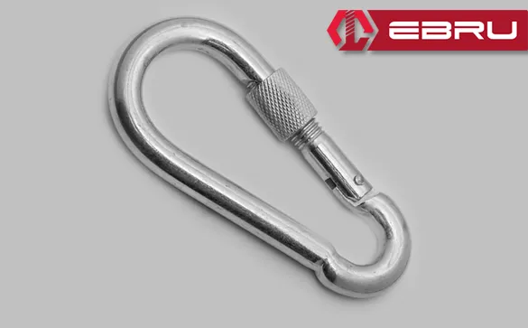 Vidalı Karabina, Kanca, Çengel 11mm - 1 Adet