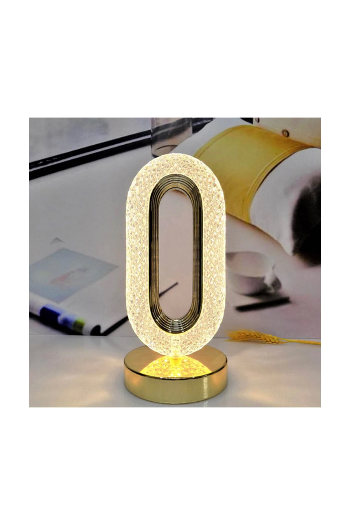 Crystal Night Lamp Light Luxury Led Table Lamp Bedroom Decoration Modern Romantic Controlled