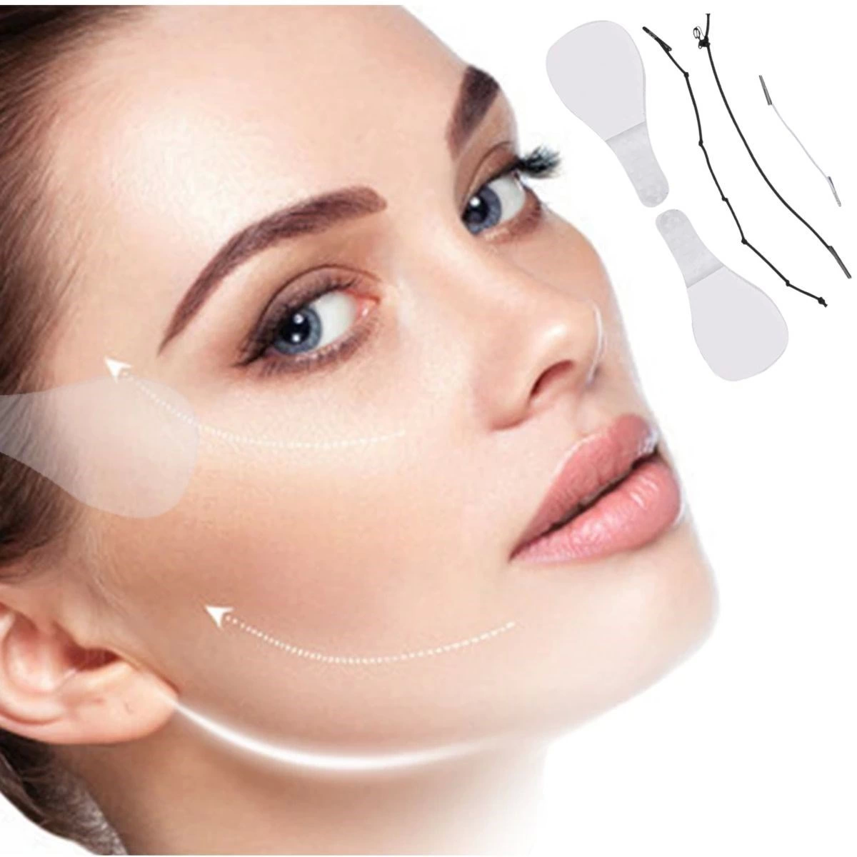 Face Eye Eye Neck Tension Tapes And Tires (10 Pcs)