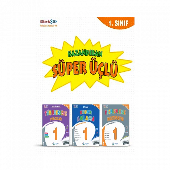 1.SINIF – SÜPER ÜÇLÜ – Kazandıran Kitaplar