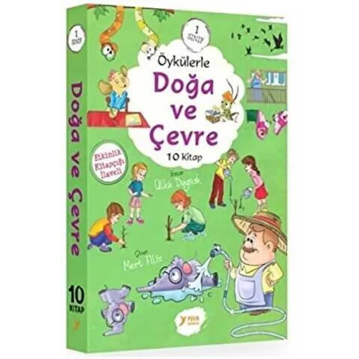 1. Sınıf Öykülerle Doğa ve Çevre Seti 10 Kitap Takım
