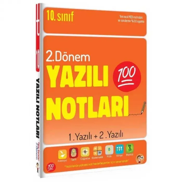 10. Sınıf Yazılı Notları 2. Dönem 1. Yazılı ve 2. Yazılı