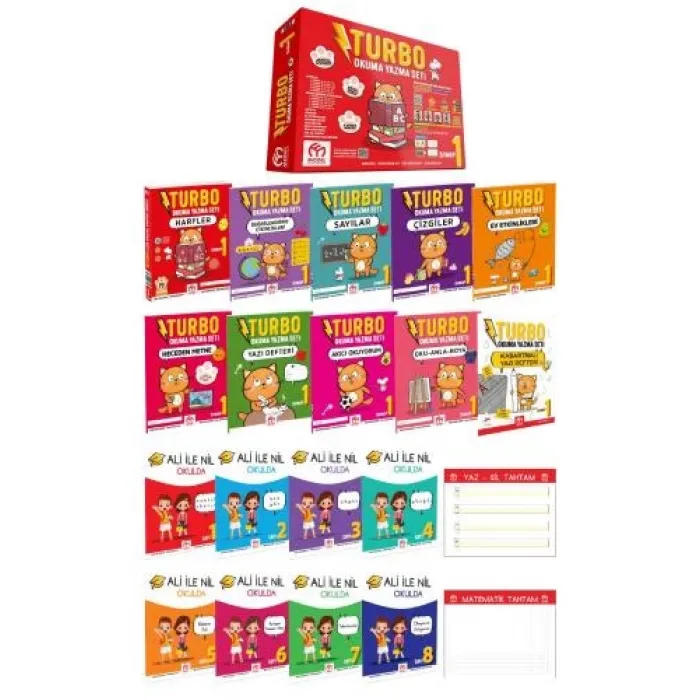 1.Sınıf Turbo Okuma Yazma Seti