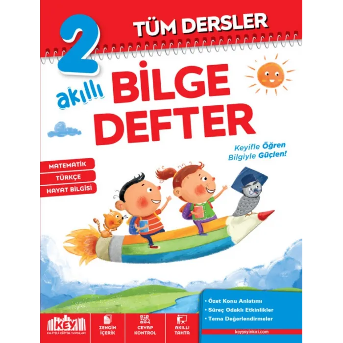 2. Sınıf Tüm Dersler Akıllı Bilge Defterim