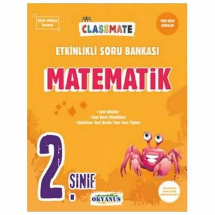 2. Sınıf Classmate Matematik Etkinlikli Soru Bankası