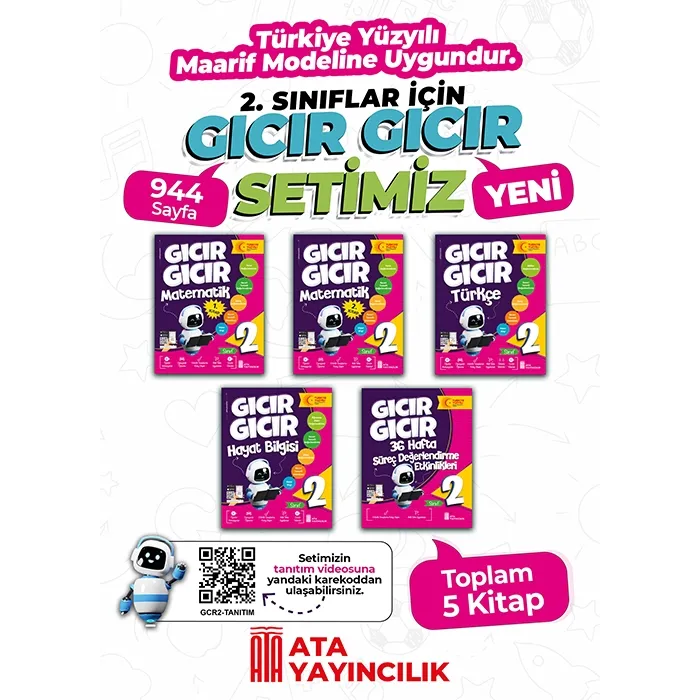 2. Sınıf Gıcır Gıcır 5li Set