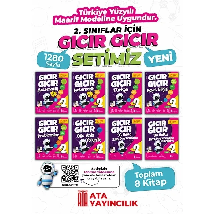 2. Sınıf Gıcır Gıcır 8li Set
