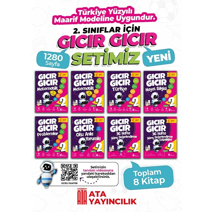 2. Sınıf Gıcır Gıcır 8li Set
