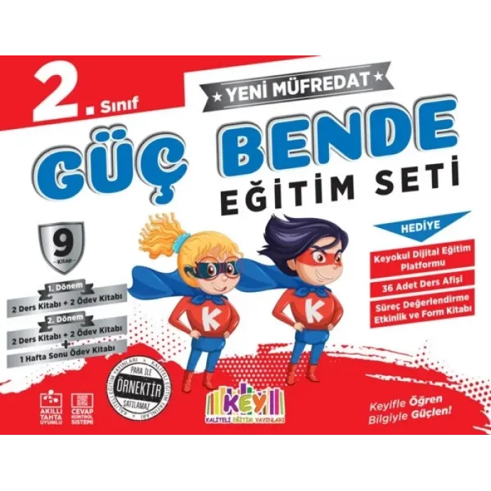 2. Sınıf Güç Bende Eğitim Seti (9 Kitap)