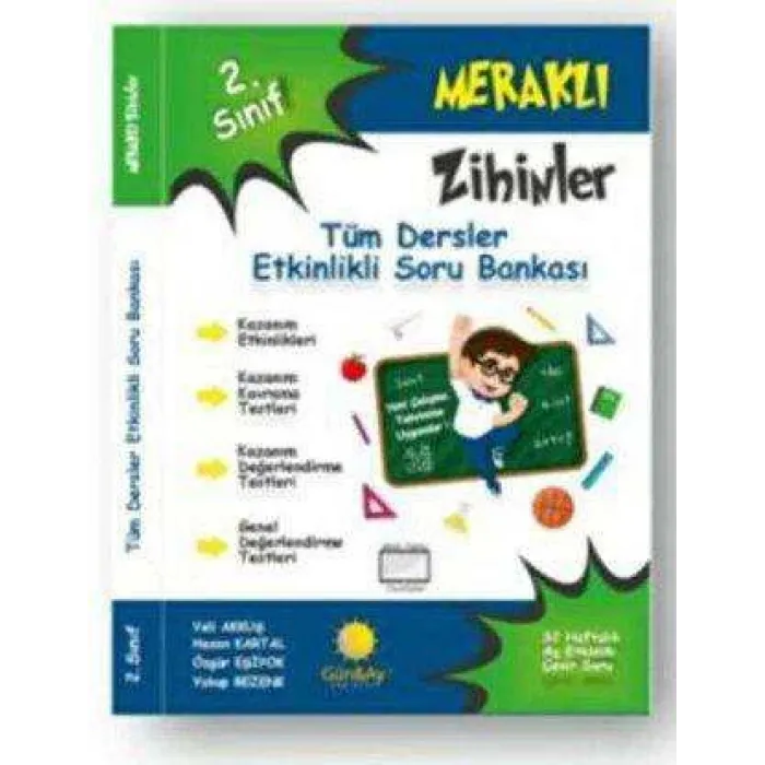 2. Sınıf Meraklı Zihinler Tüm Dersler Etkinlikli Soru Bankası