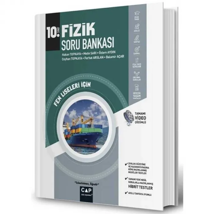 2022 10. Sınıf Fen Lisesi Fizik Soru Bankası