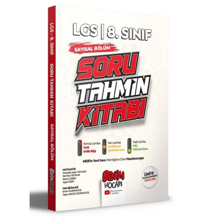 2022 LGS Sayısal Bölüm Konu Özetli Soru Tahmin Kitabı