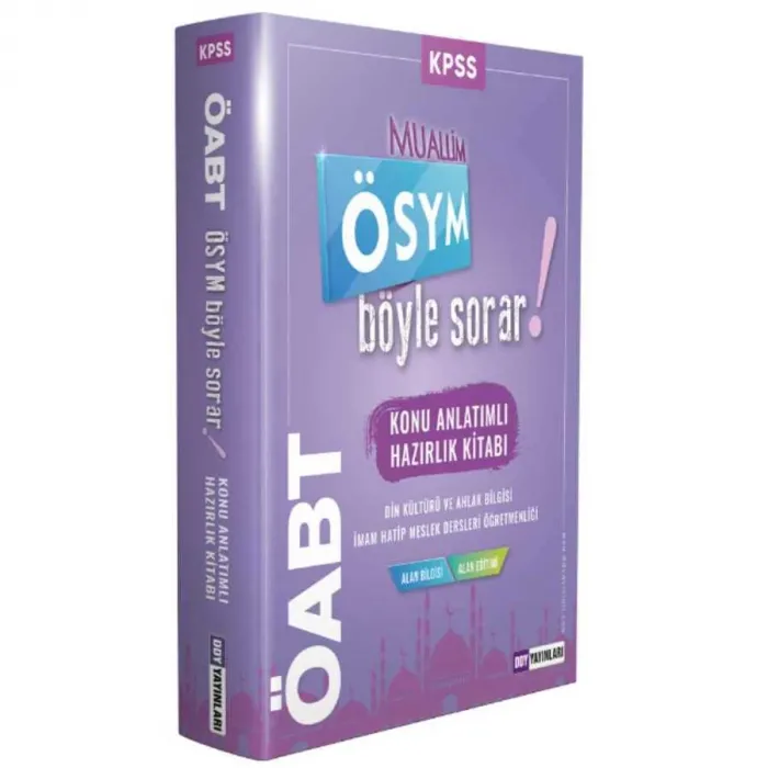 2022 ÖABT Muallim ÖSYM Böyle Sorar! Konu Anlatımlı Hazırlık Kitabı