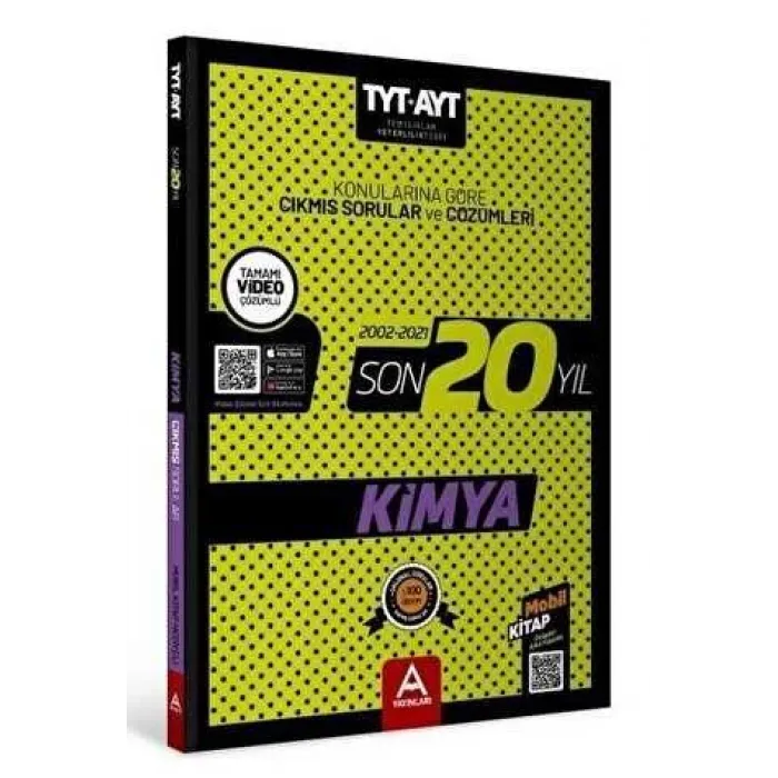 2022 TYT AYT Kimya Son 20 Yıl Konularına Göre Çıkmış Sorular ve Çözümleri