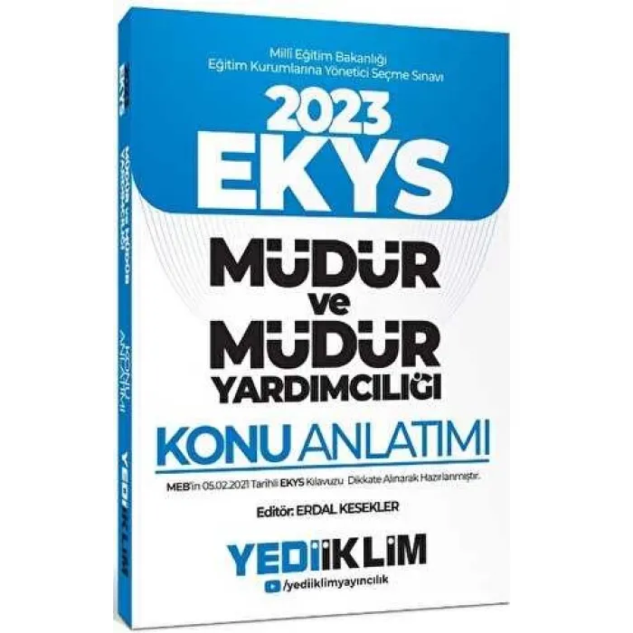 2023 MEB EKYS Müdür ve Müdür Yardımcılığı Konu Anlatımı