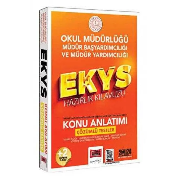 2024 EKYS Okul Müdürlüğü Müdür Başyardımcılığı ve Müdür Yardımcılığı Hazırlık Kılavuzu Konu Anlatımı