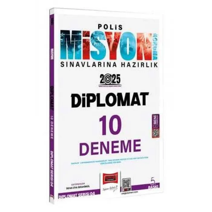 2025 Polis Misyon Sınavlarına Hazırlık Diplomat Serisi Diplomat 10 Deneme