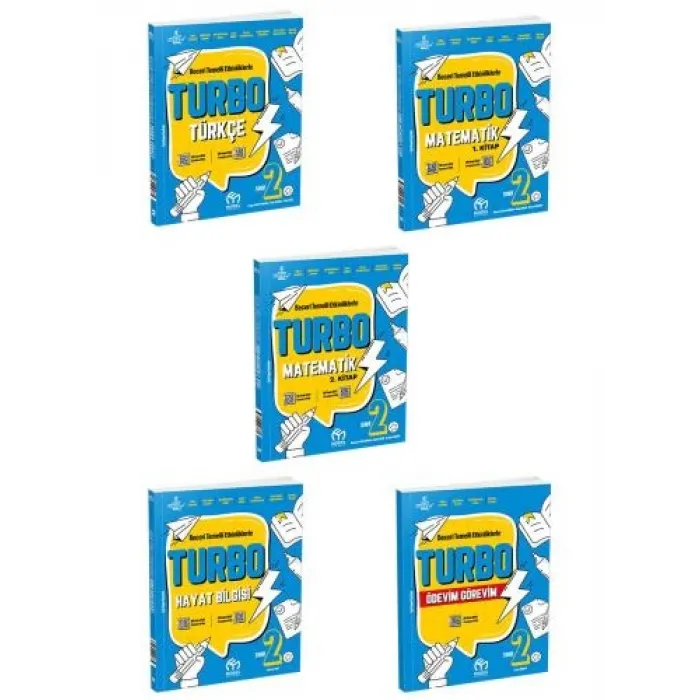 2.Sınıf Turbo Eğitim Seti (5 Kitap)