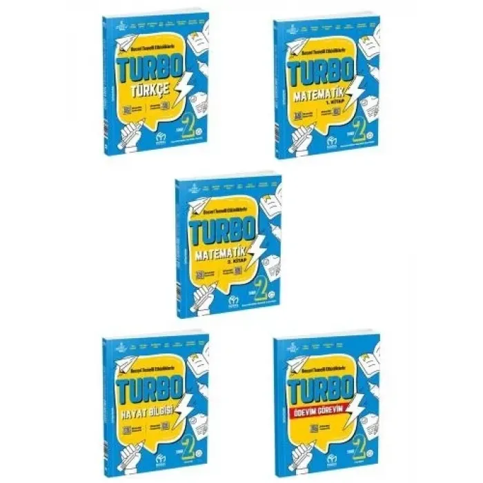 2.Sınıf Turbo Eğitim Seti (5 Kitap)