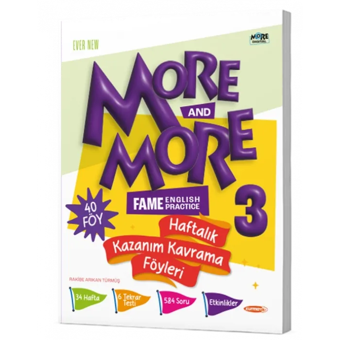 3. Sınıf More More Haftalık Kazanım Kavrama Föyleri 44 Föy