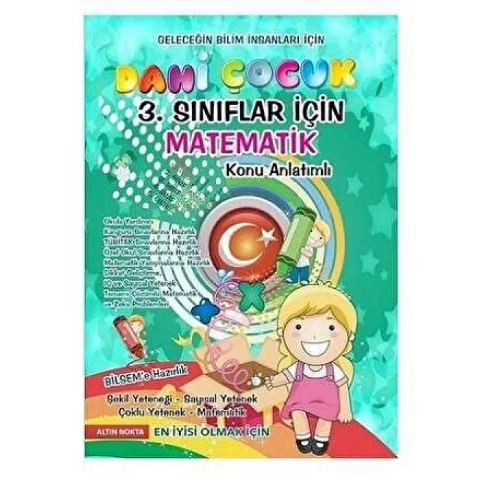 3. Sınıf Dahi Çocuk Matematik Konu Anlatım Bilsem Kanguru Olimpiyat