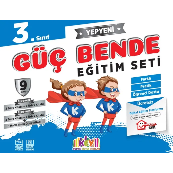 3. Sınıf Güç Bende Eğitim Seti (9 Kitap)