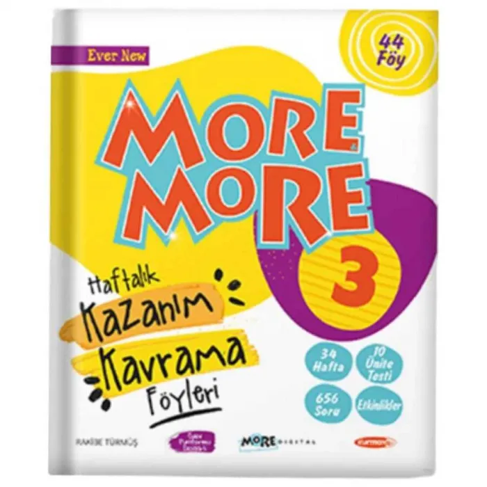 3. Sınıf More More Haftalık Kazanım Kavrama Föyleri 44 Föy