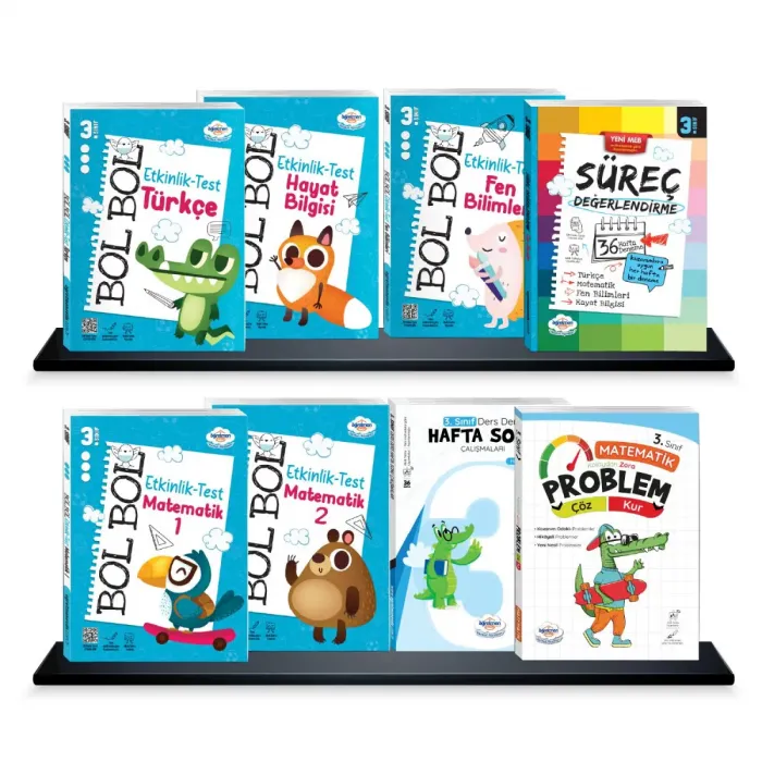 3. Sınıf Süper İdeal Set – 8 Parça – Öğretmen Evde Yayınları