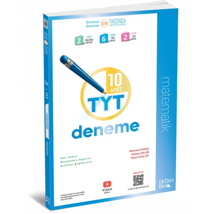 345 - TYT 10 lu Matematik Deneme - GÜNCEL BASKI