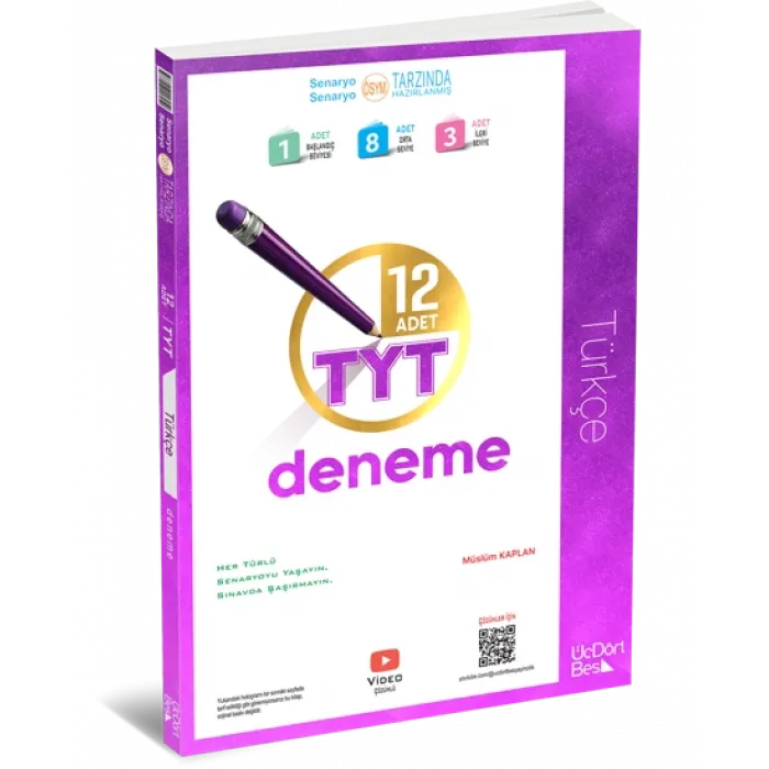 345 - TYT Türkçe 12 Li Deneme - GÜNCEL BASK