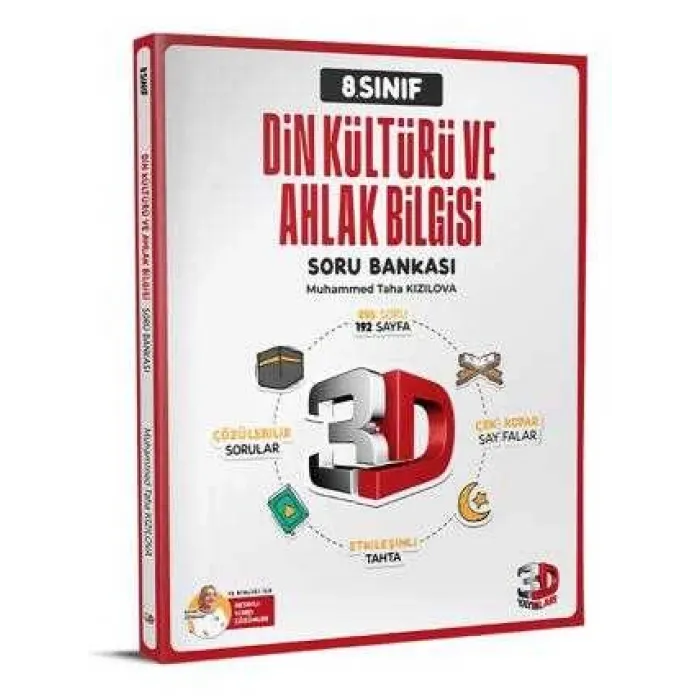 3D Yayınları 8. Sınıf Din Kültürü ve Ahlak Bilgisi Soru Bankası