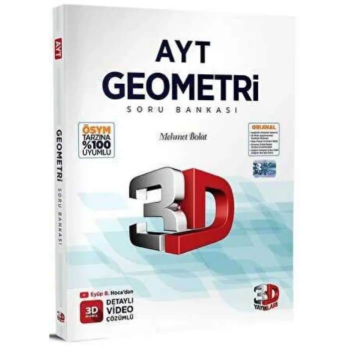 3D Yayınları AYT Geometri Soru Bankası