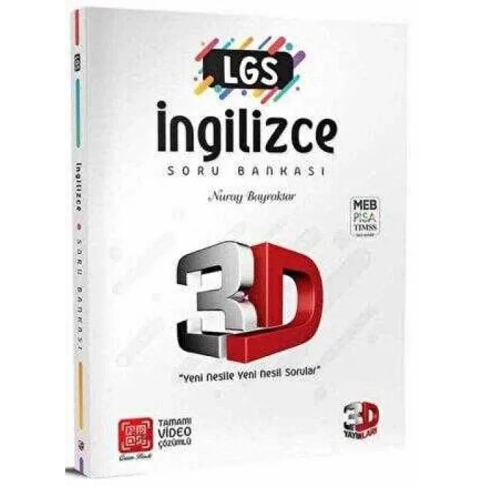 3D Yayınları LGS 3D İngilizce Soru Bankası
