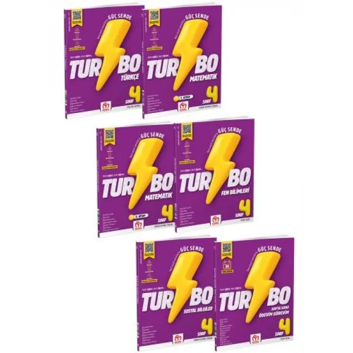 4.Sınıf Turbo Eğitim Seti (6 Kitap)